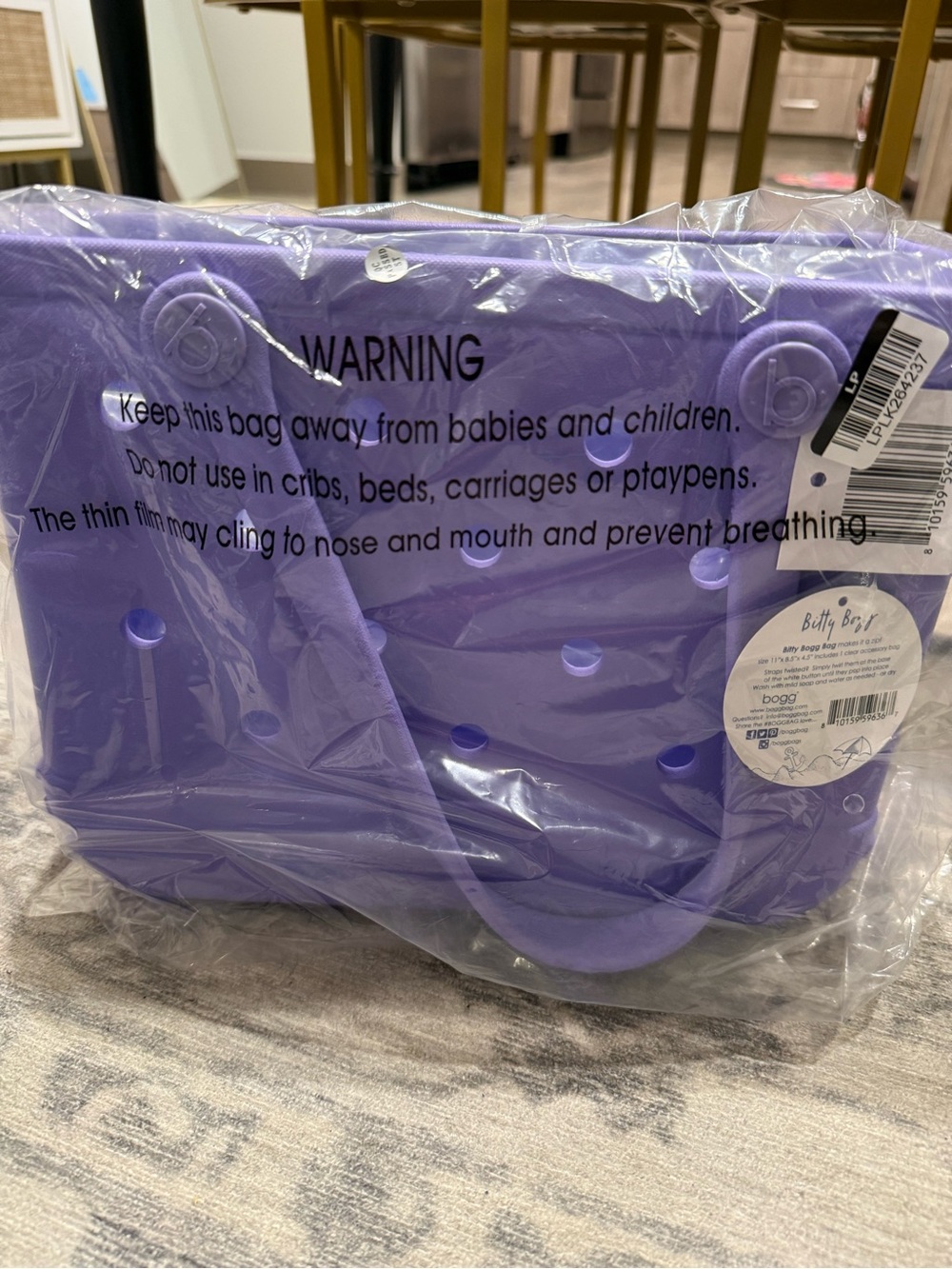 NWT Bitty Bogg in Purple
